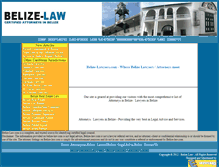Tablet Screenshot of belize-lawyer.com